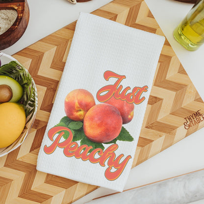 Just Peachy Kitchen Towels