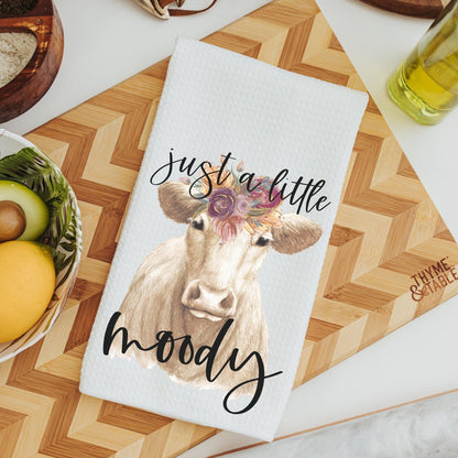Just A Little Moody Cow Kitchen Towels