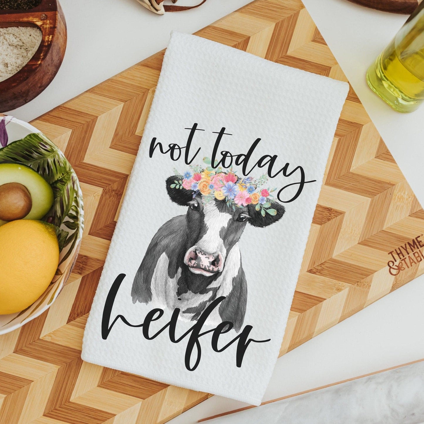 Just A Little Moody Cow Kitchen Towels