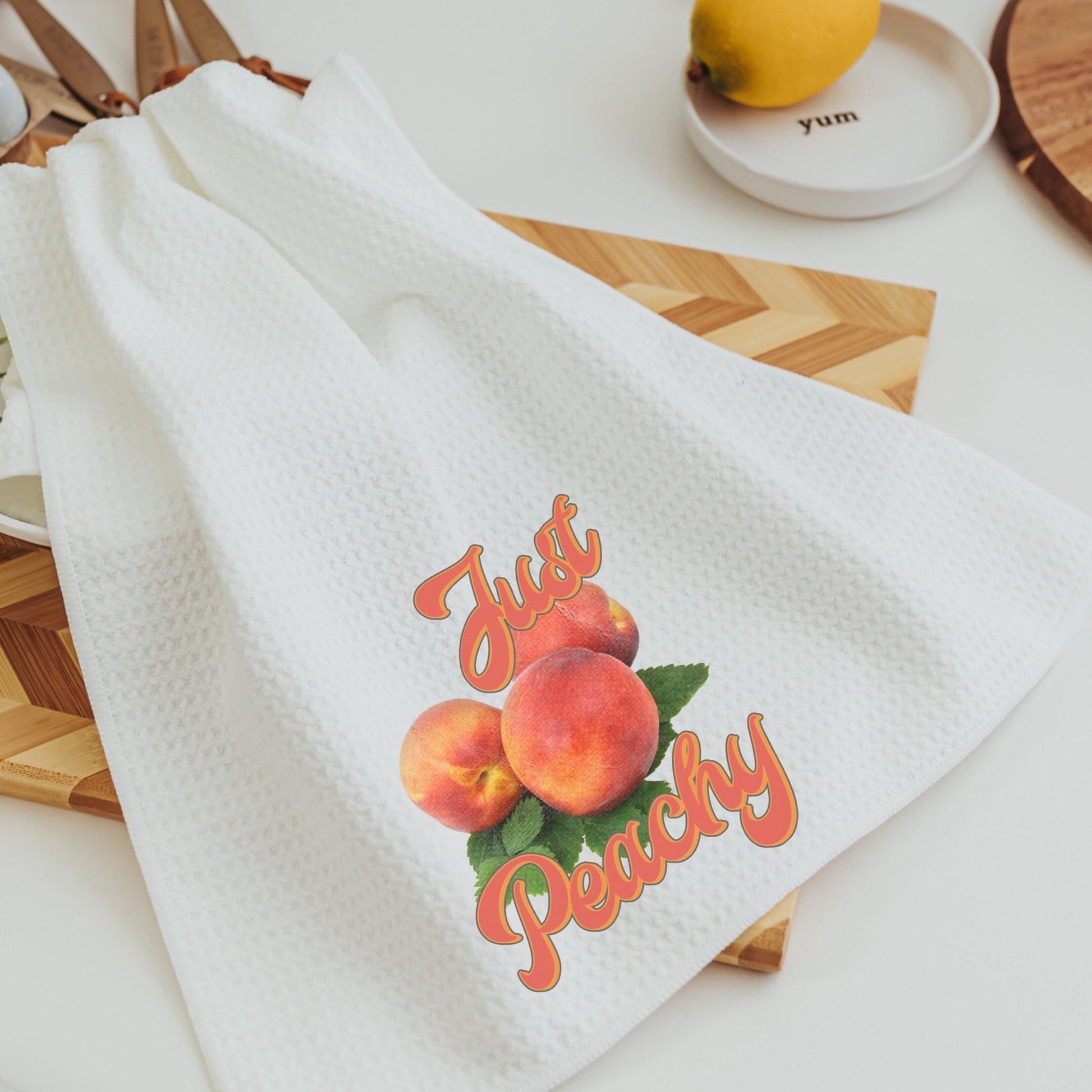 Just Peachy Kitchen Towels