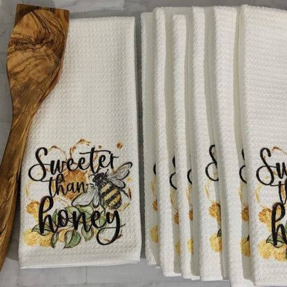 Sweeter Than Honey Pillow and Towel Gift Set