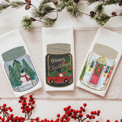 Farmhouse Christmas Kitchen Towels