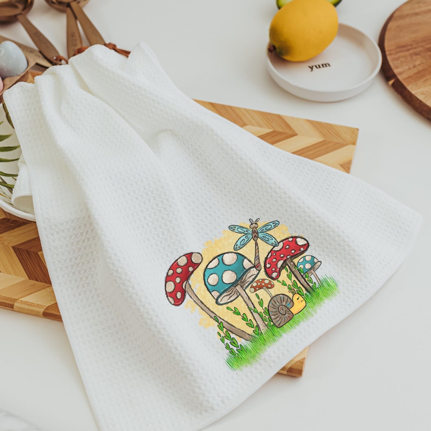 Mushroom Pillow and Towel Gift Set