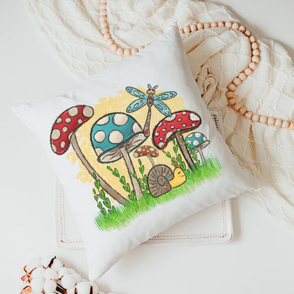 Mushroom Pillow and Towel Gift Set