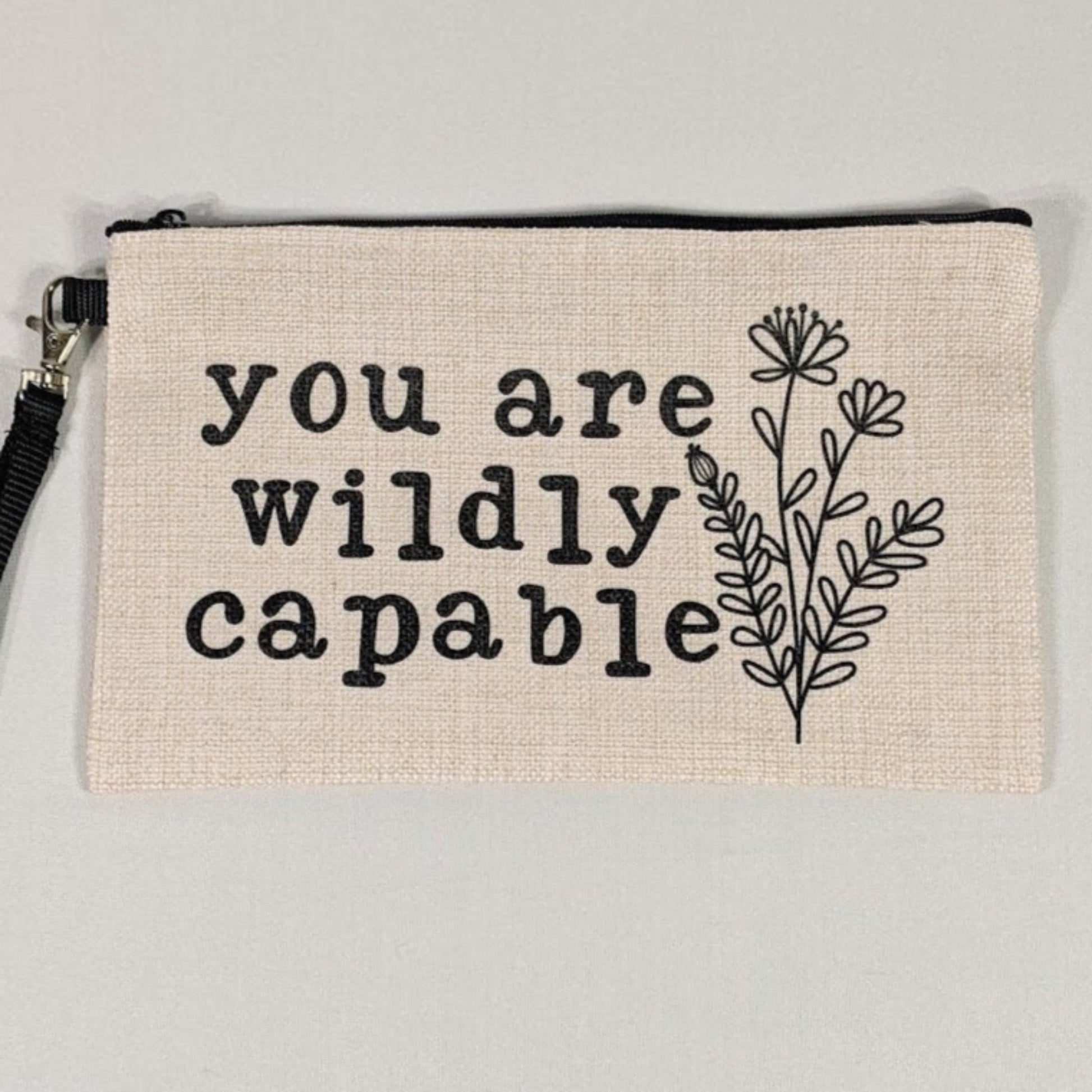Fashionable Cosmetic Bag with Inspirational Design