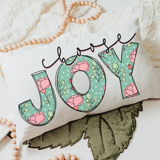 Choose Joy Lumbar Pillow