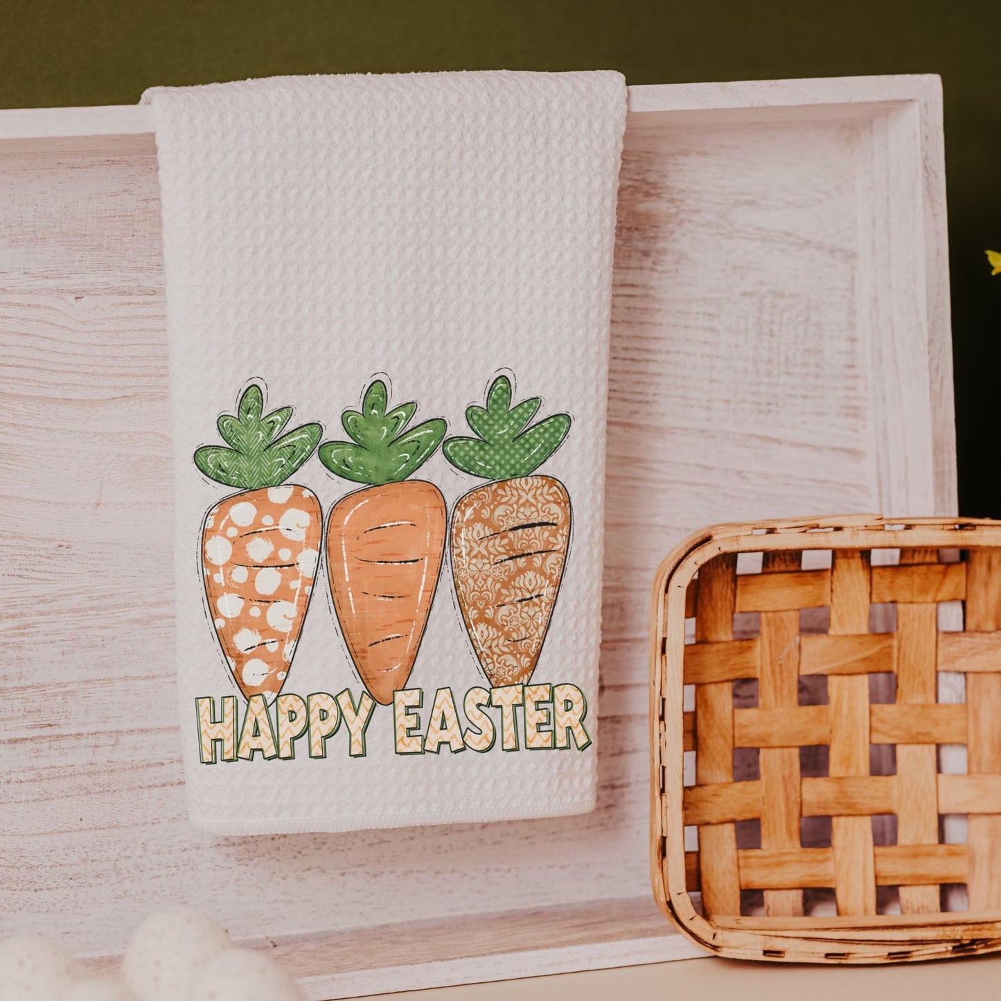 Happy Easter kitchen towels