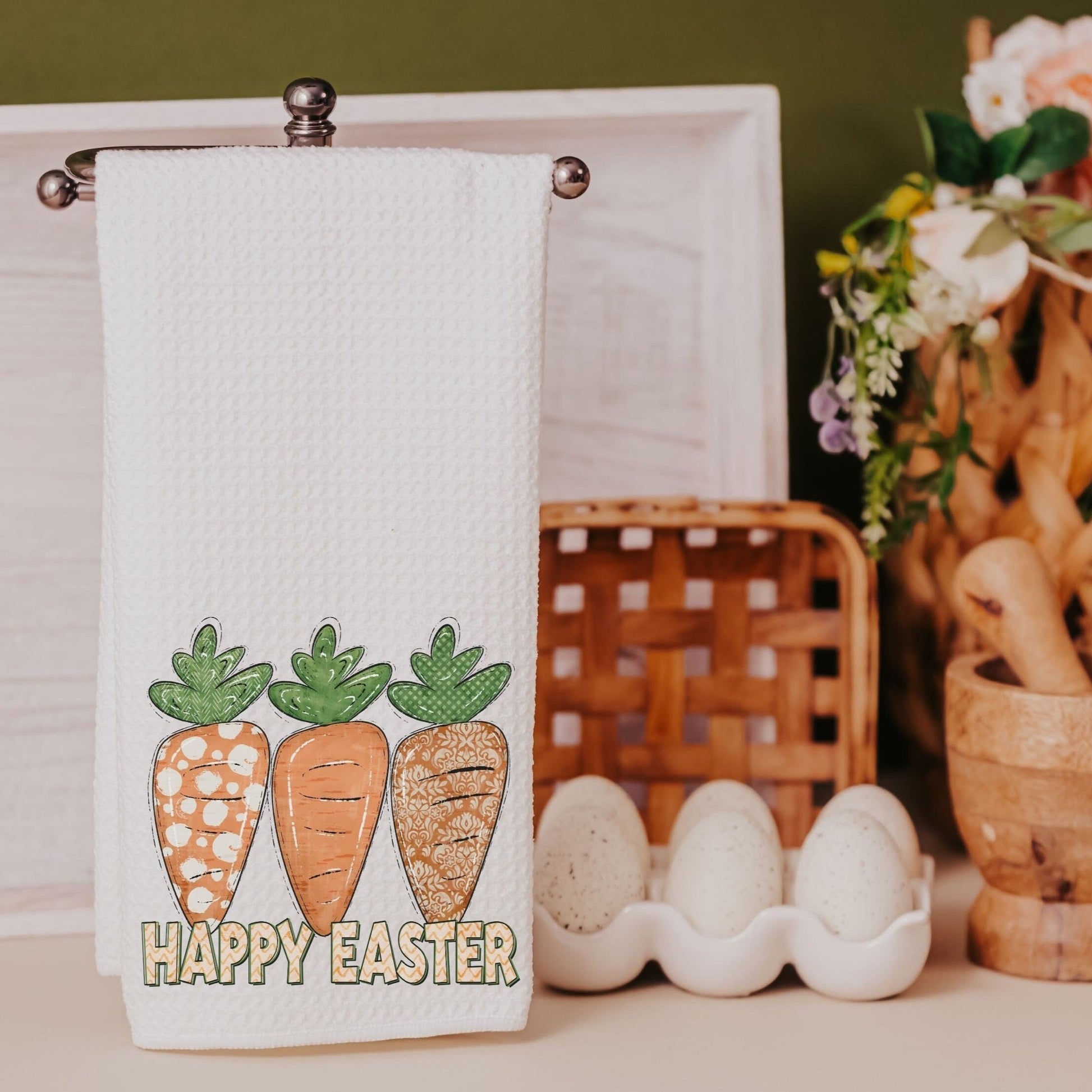 Happy Easter Kitchen Towels