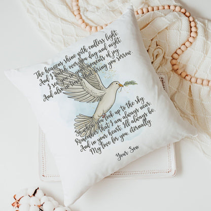 Personalized Dove of Peace Pillow