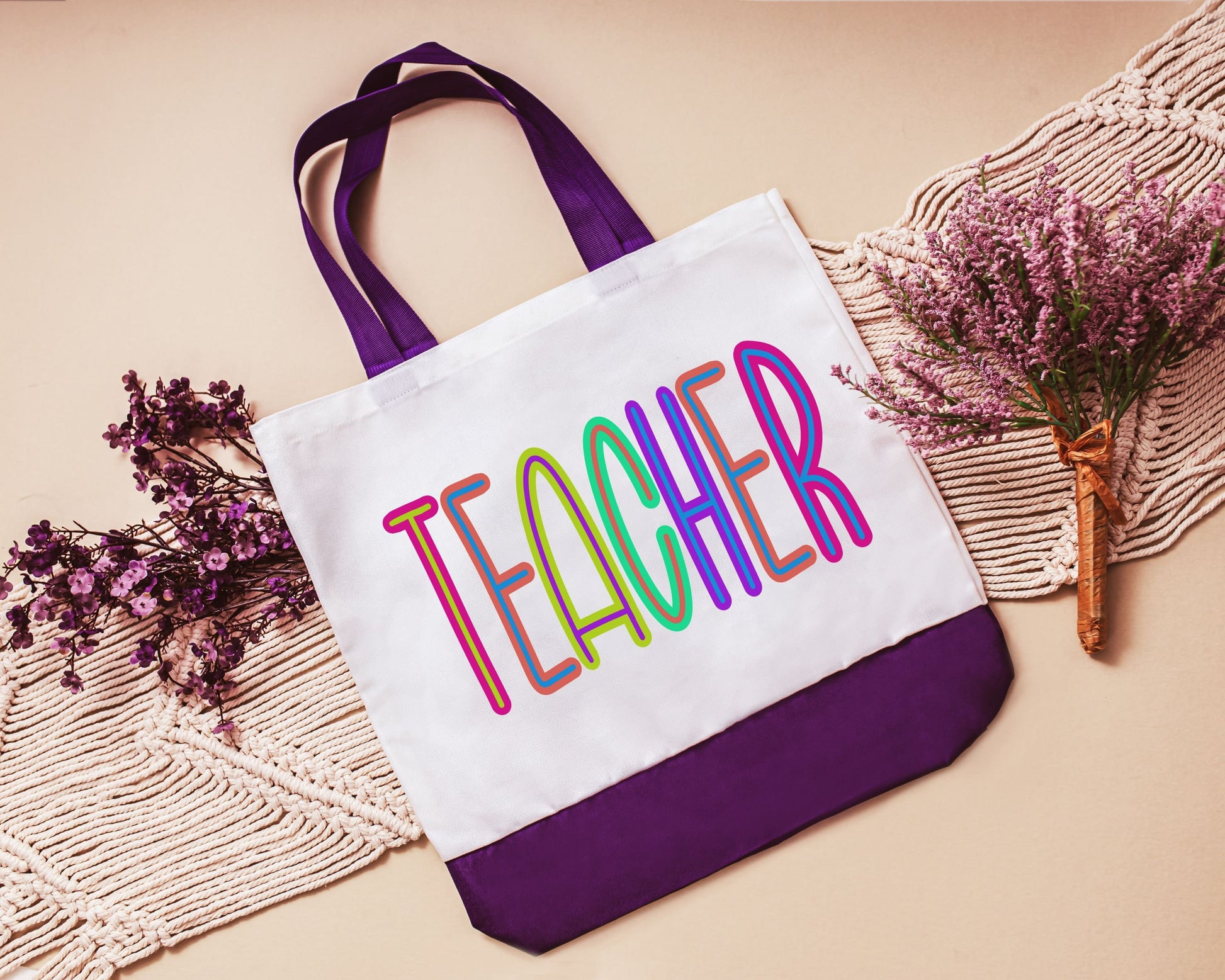 teacher tote bag