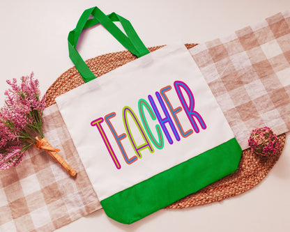 teacher tote bag