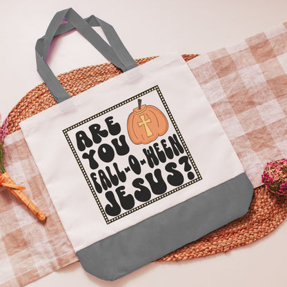 Are you falloween Jesus Halloween tote bag