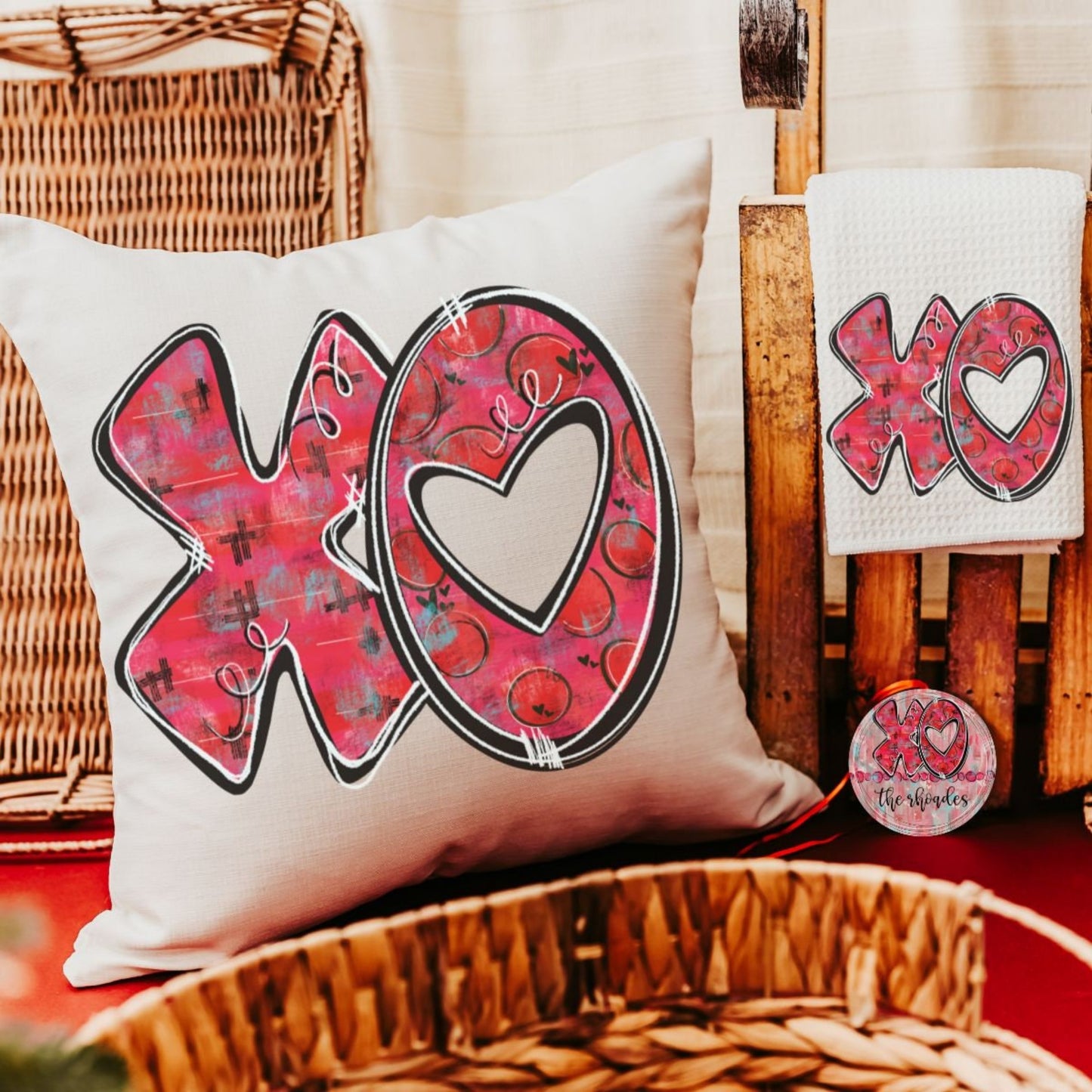 personalized XO Valentine gift sets