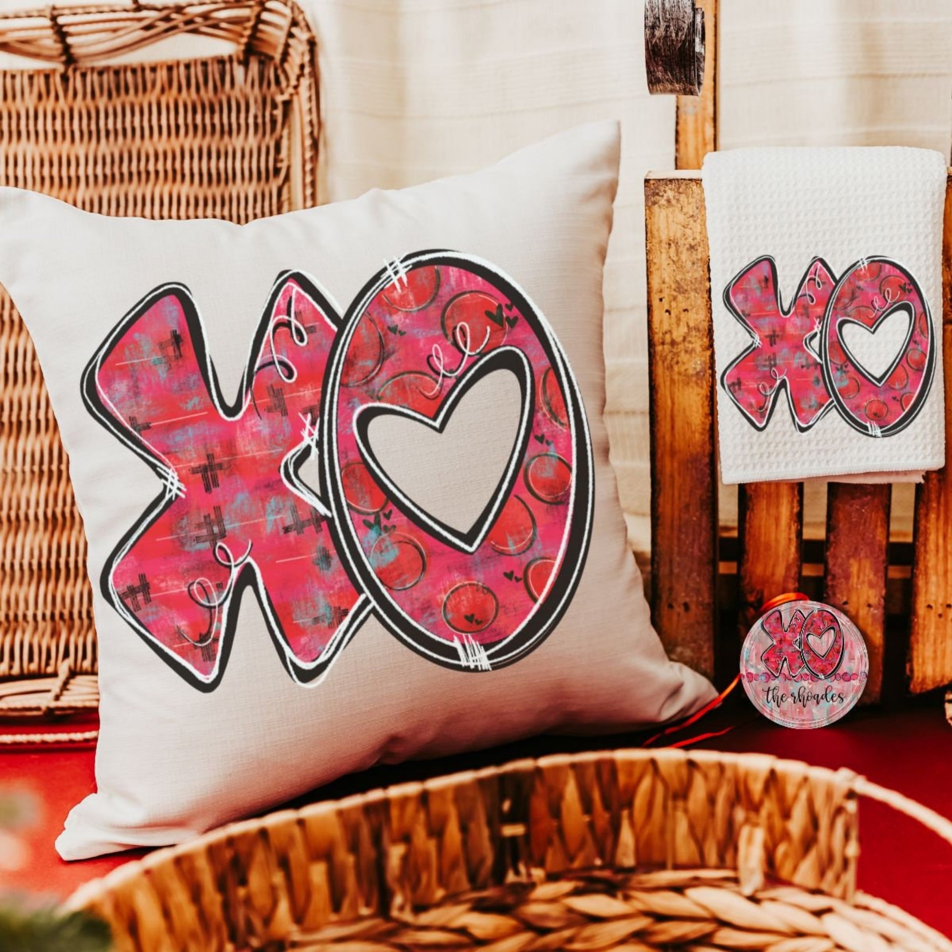 personalized XO Valentine gift sets