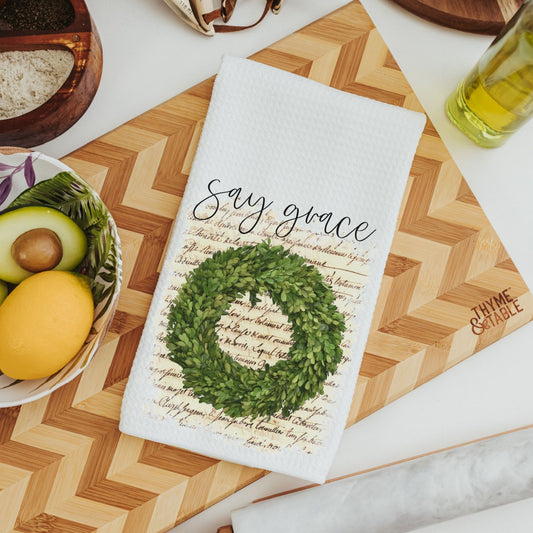 say grace farmhouse kitchen towels 2