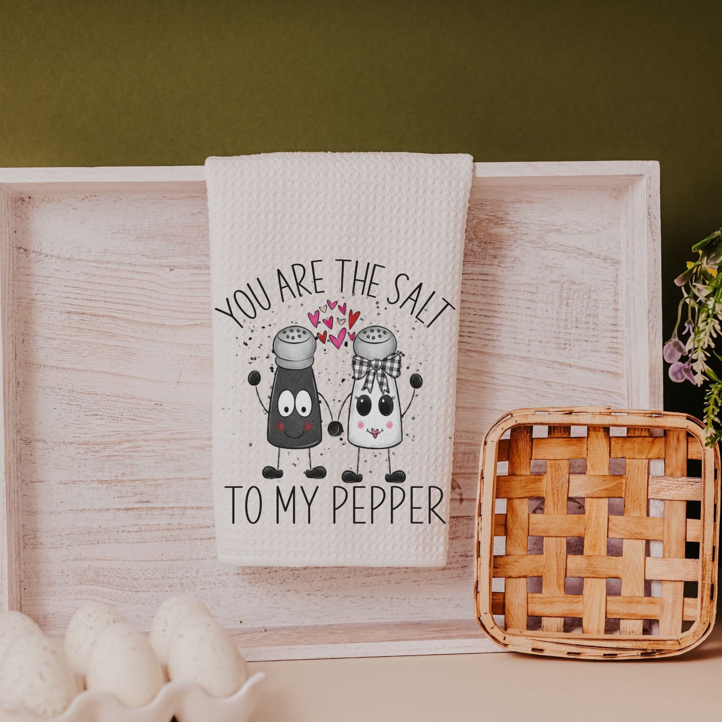 you are the salt to my pepper towels